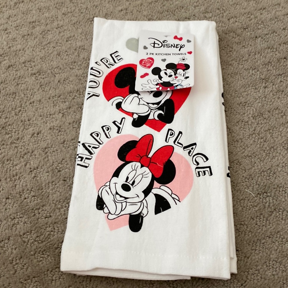 Disney Mickey and Minnie towel set